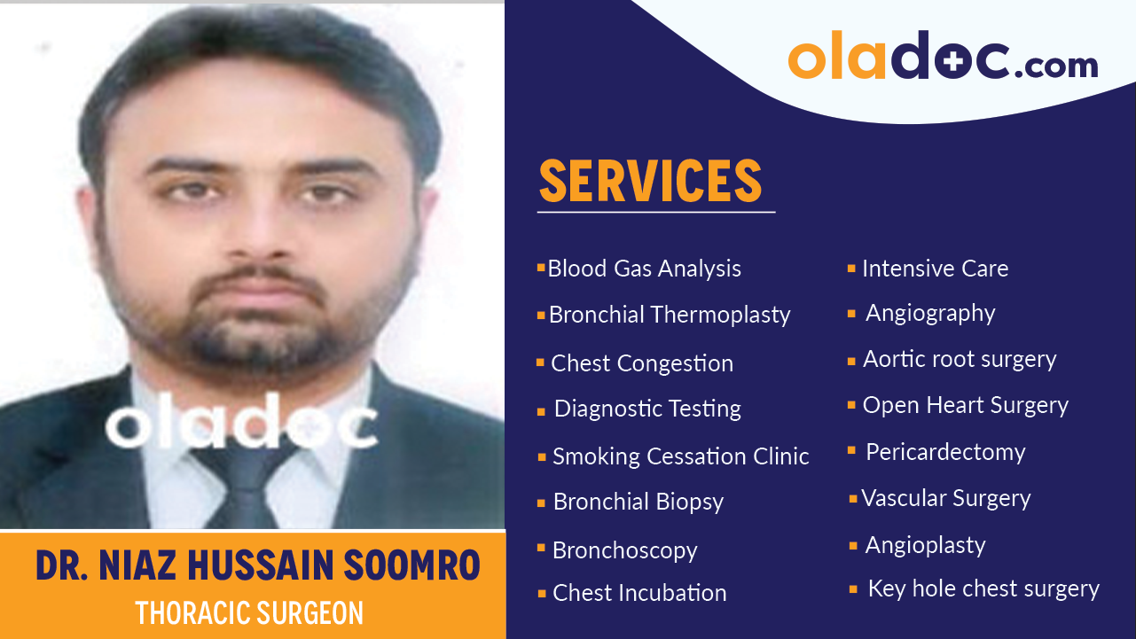 Services  provided by  Dr. Niaz Hussain Soomro